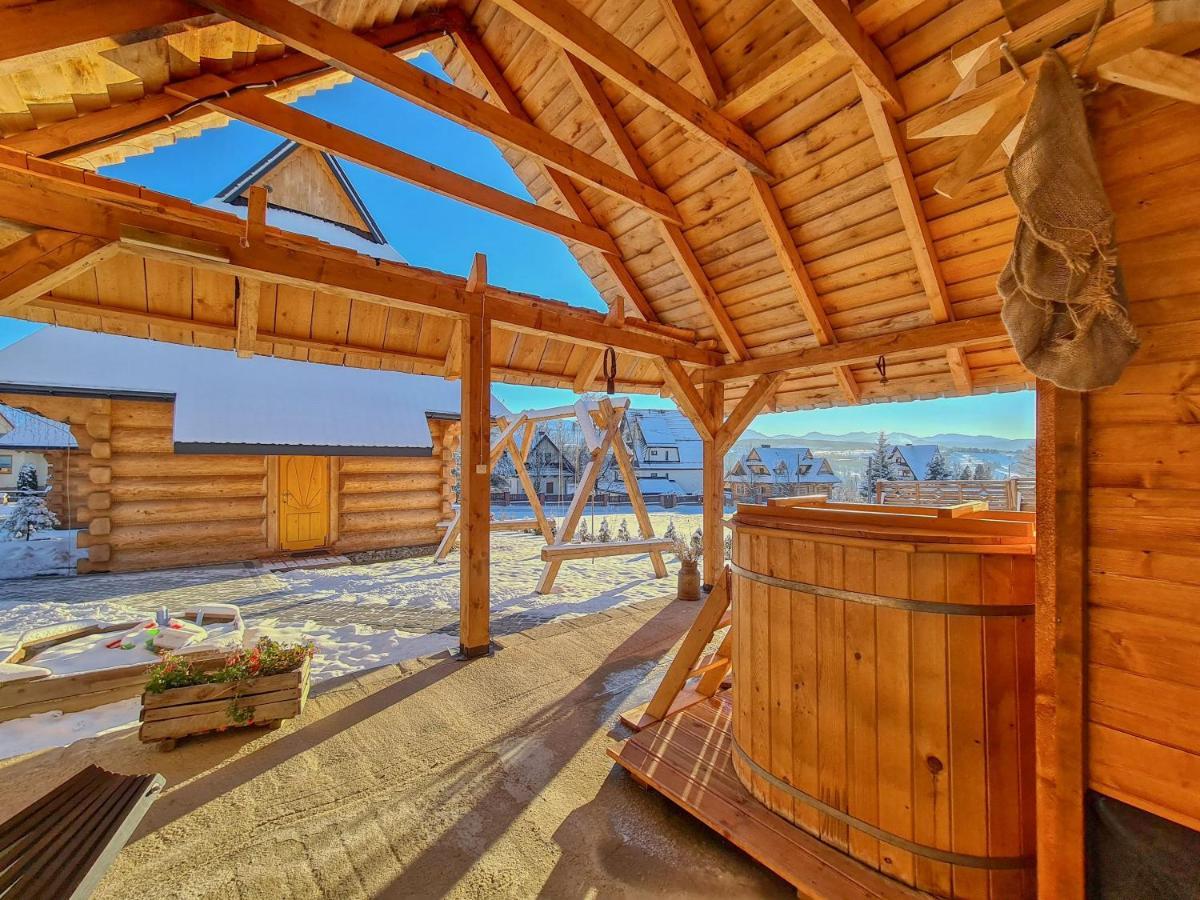 Domek W Zebie Z Jacuzii I Sauna W Cenie Zab Ngoại thất bức ảnh